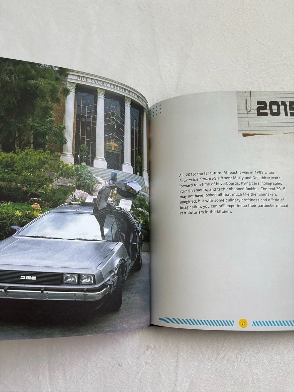 Back To The Future The Official Hill Valley Cookbook Hardcover NEW